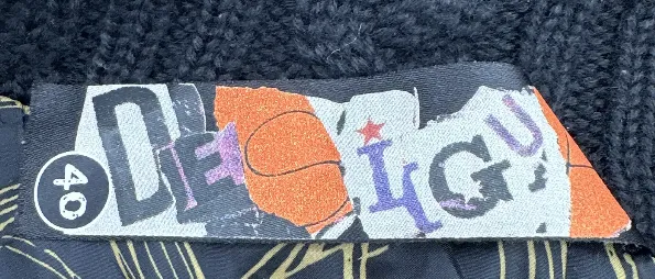 Desigual - Damen - Strick Kunstfell Midi Mantel - Gr. 40 – Bild 5