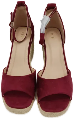 Allegra K Espadrilles Plateau Absatz Keilsandale, Gr 40 - Bild 3