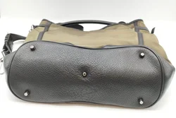 Burberry Tote Bag | Leder/Nylon | Olivengrün – Vorschau 6
