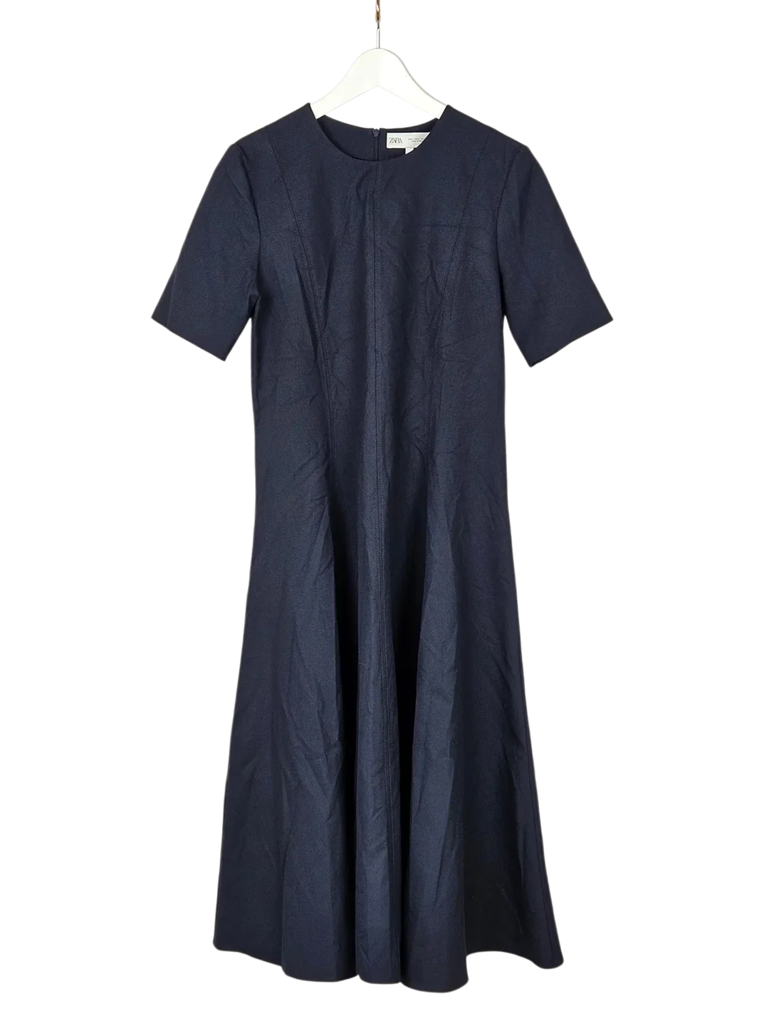 ZARA Damen Maxikleid, dunkelblau - Gr. L / 40  - Bild 4