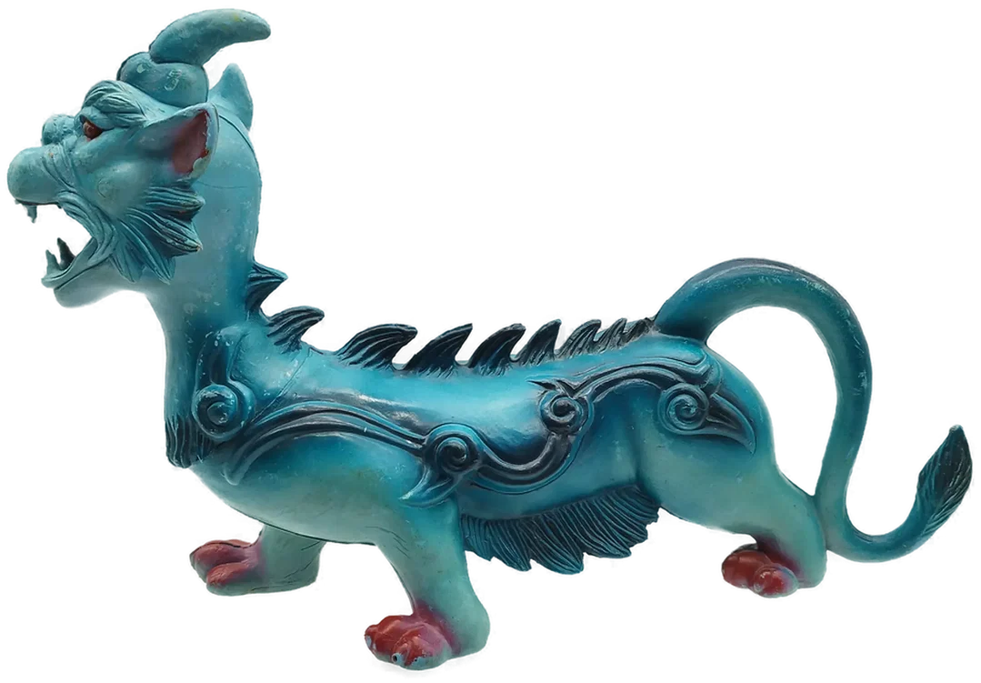 Chinasaur, Vintage Sammlerfigur, Drache – Bild 2