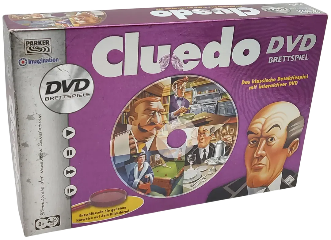 Cluedo DVD Brettspiel - Gesellschaftsspiel - Parker - Bild 4