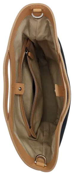 Max V. Koenig Damen Handtasche, beige/marine/weiß - mittel - Bild 3