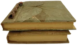 Selbstgebundene Bücher Set (2 Stück) zum Beschriften grün - Bild 3