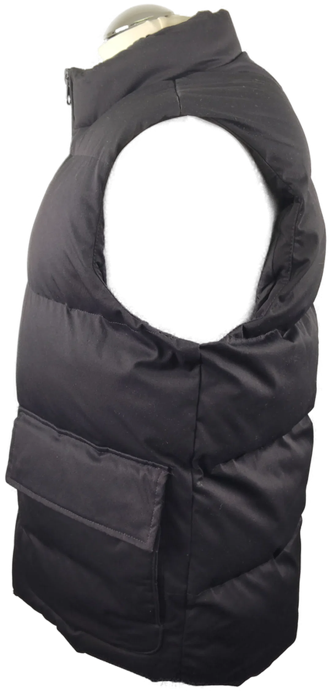 Gilet Zara Für Herren, Schwarz, Gr. 48 | Herbst-Klassiker – Bild 2