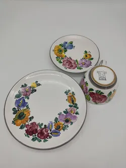 Gmundner Keramik Kaffee/Teeservice 'Bauernblume' - 11-teilig - Bild 11