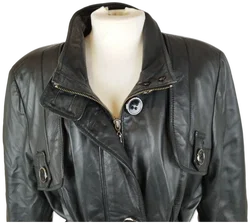 Louis Armand "Leather Couture" Lederjacke  – Vorschau 4