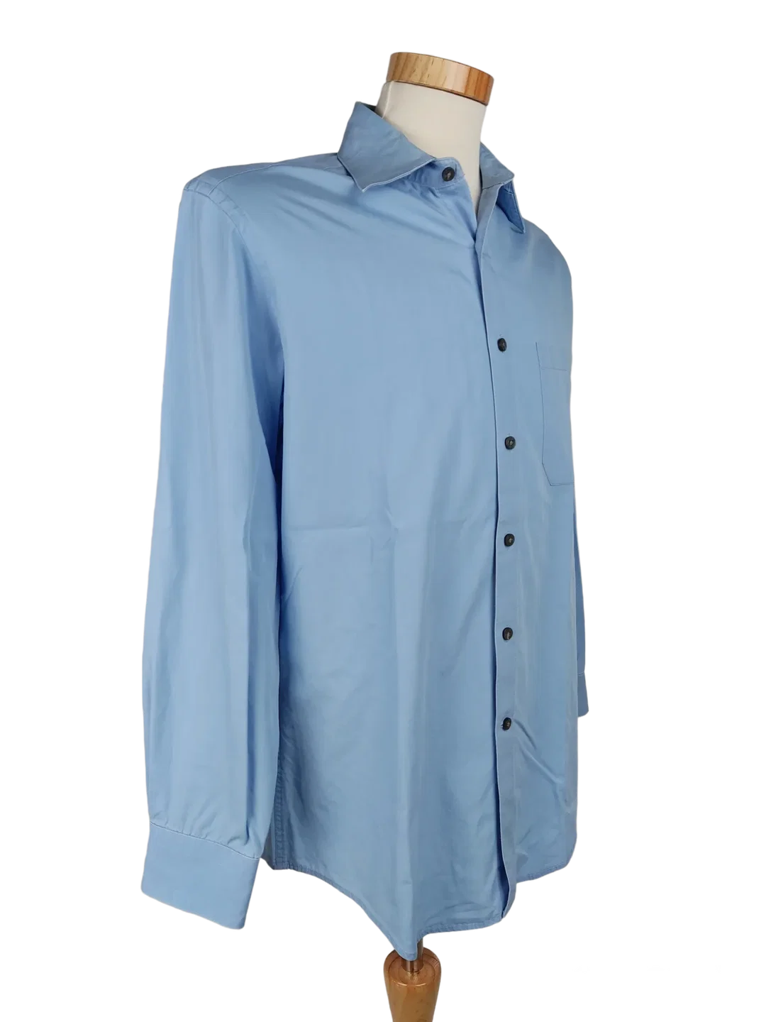 Donna Karan Signature Herren Hemd,  blau - Gr. S – Bild 2