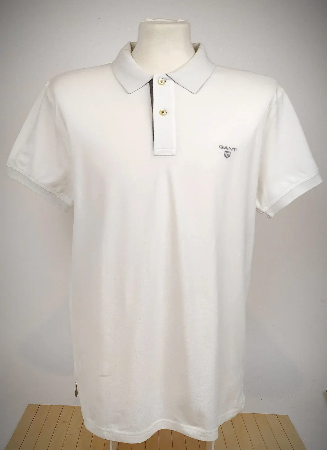 GANT Polo Weiß Gr. XL | Sommer-Basic - Bild 1