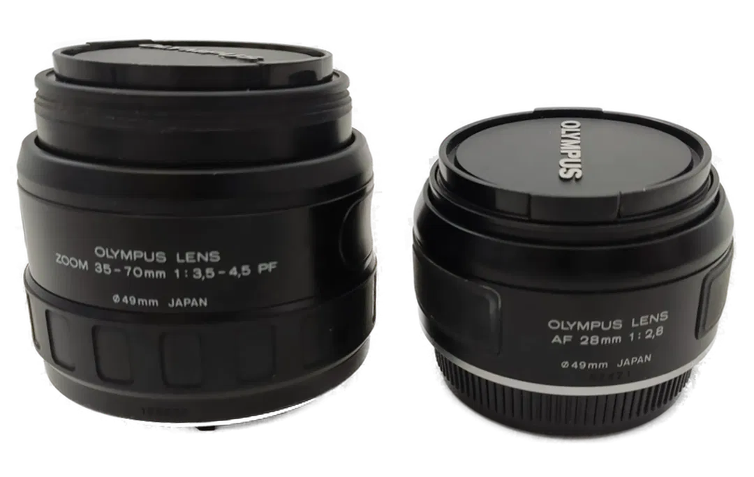 Olympus Objektive Lens Zoom 35-70 und Lens AF 28mm  für ∅49mm - Bild 1