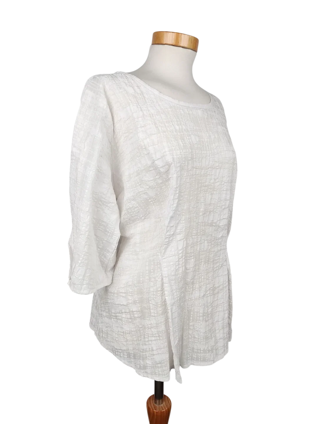 Zeitlos by Luana Damen Bluse, weiß - Gr. M  – Bild 3