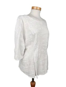 Zeitlos by Luana Damen Bluse, weiß - Gr. M  - Bild 3