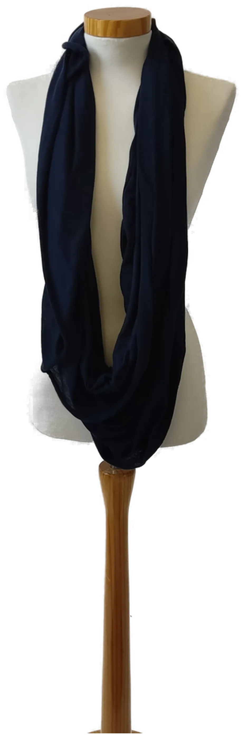 Damen Schlaufenschal dunkelblau - Bild 1