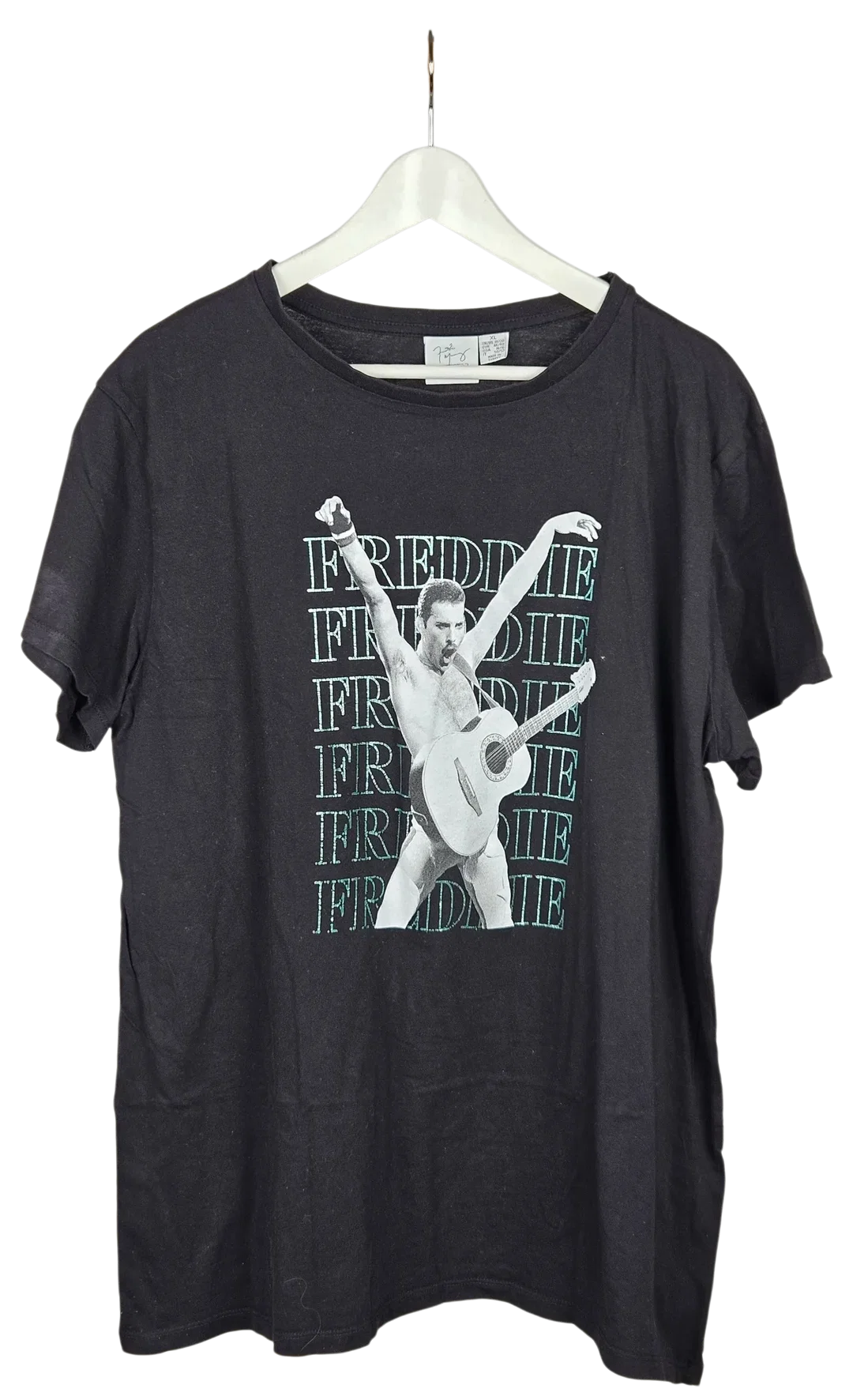 Freddie Mercury T-Shirt, schwarz - Gr. XL  - Bild 1