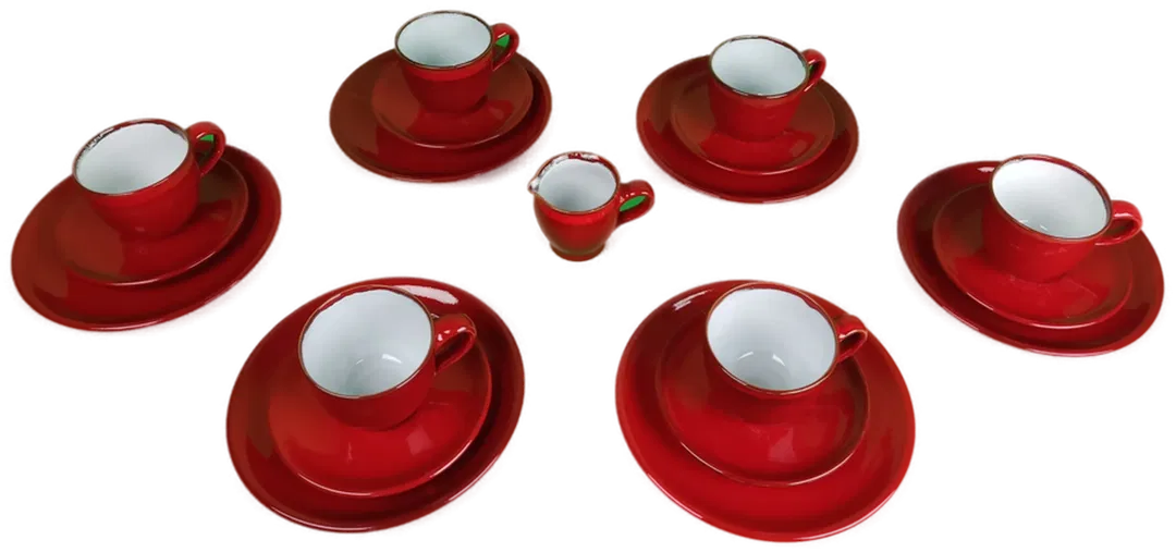 Thomas Geschirr Set in rot - 18-teilig - Bild 1