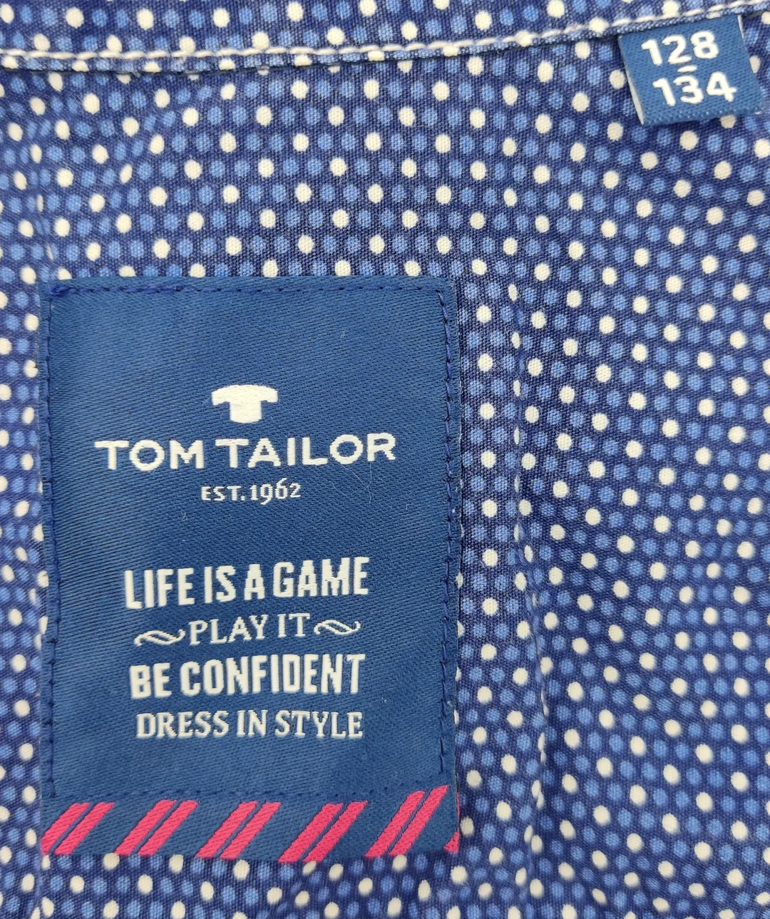 Tom Tailor Kinder Hemd blau Gr.128/134 – Bild 4