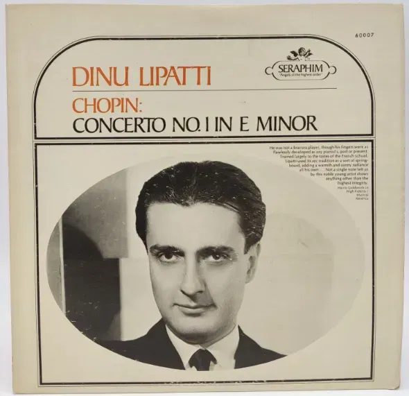 Vinyl LP - Dinu Lipatti - Chopin, Concerto No. 1 in E Minor - Bild 2