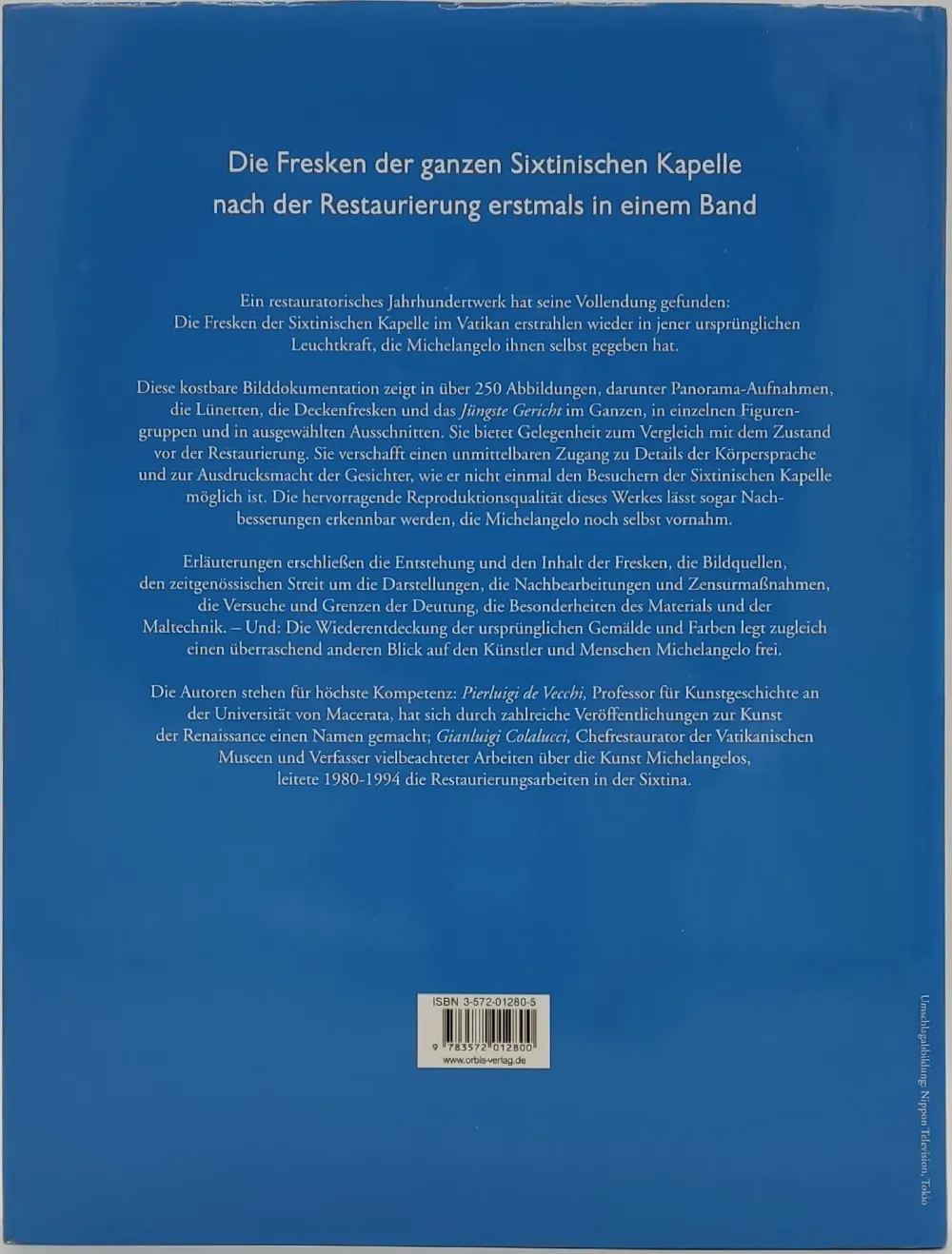 Buch "Die Sixtinische Kapelle - Das Meisterwerk Michelangelos erstrahlt in neuem Glanz" – Bild 2