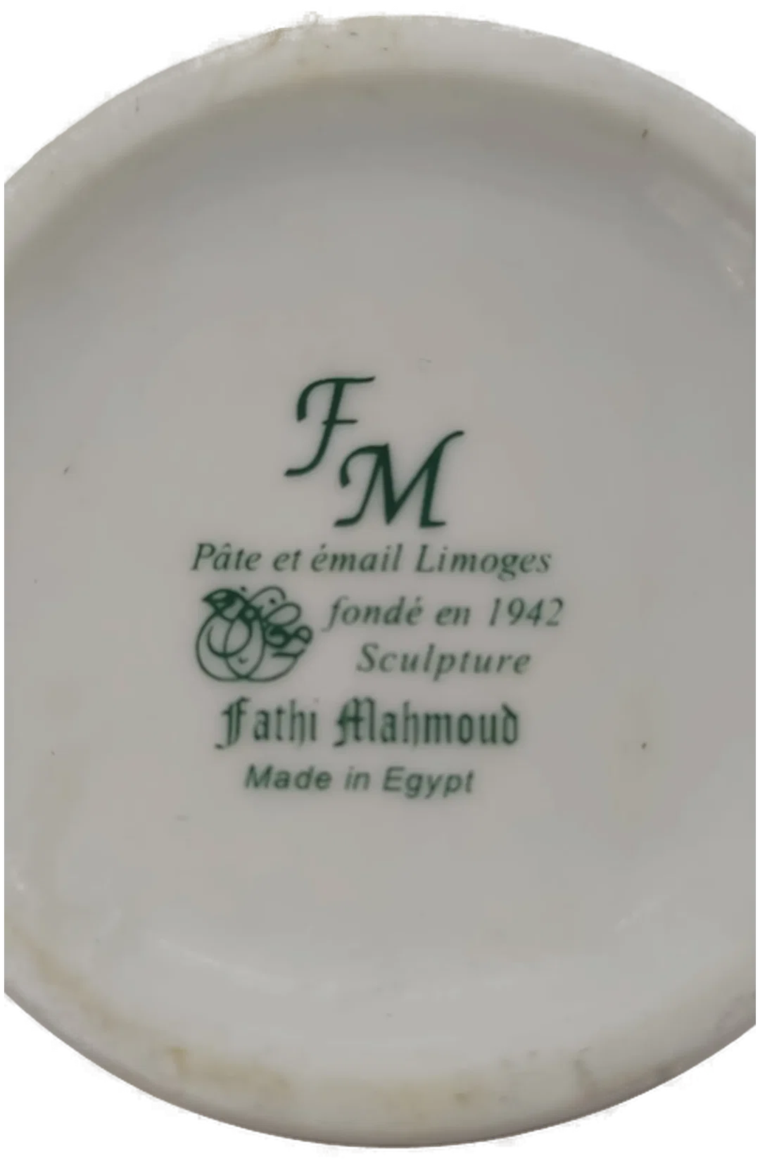 Traditionelle Ägyptische Skulptur Tasse von 1942 – Bild 2