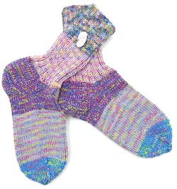 Handgestrickte Wollsocken Gr. 40 - Bild 1