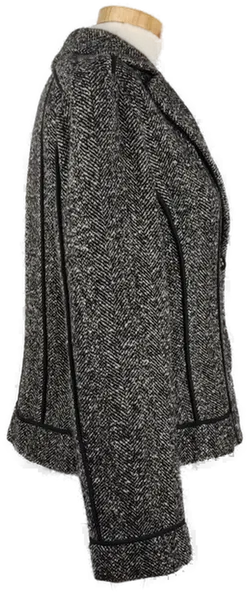 Marc Cain Damen-Blazerjacke grau meliert - S/36 - Bild 3