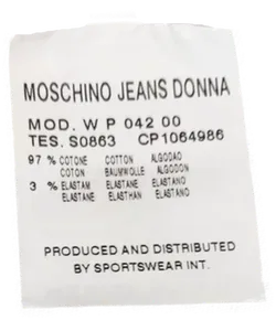 Moschino Damen Hose schwarz/weiß Gr. D 42 - Bild 4