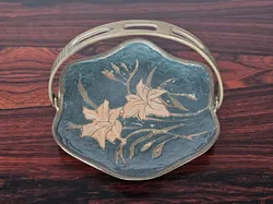 Vintage Messing Schale, Höhe ca. 10 cm  - Bild 3