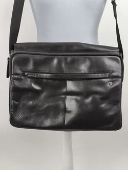 Laptoptasche Leder schwarz Strellson - Bild 4