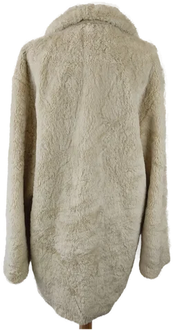 RAGAZZA Collection Damenmantel beige Felloptik - XL - 42 - Bild 3