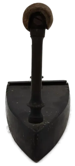 Vintage Kohle Bügeleisen aus Gusseisen - Bild 5