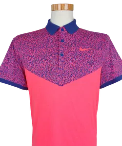 Nike DRI - FIT Herren Poloshirt, lachs/lila - Gr. L - Bild 3