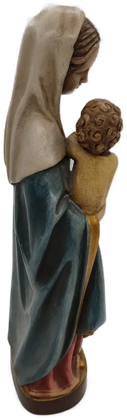 Skulptur Madonna mit Kind aus Holz ca. 40cm - Bild 6