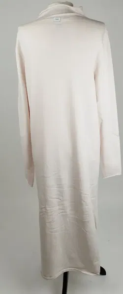 PENN&INK rosa Maxikleid langärmelig - Größe M / 60% Rayon, 23% Polyester, 15% Nylon, 2% Elasthan - Bild 3