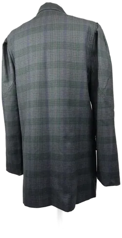 Miss Clementino Damenblazer Vintage blau grün-kariert - L/40 - Bild 2