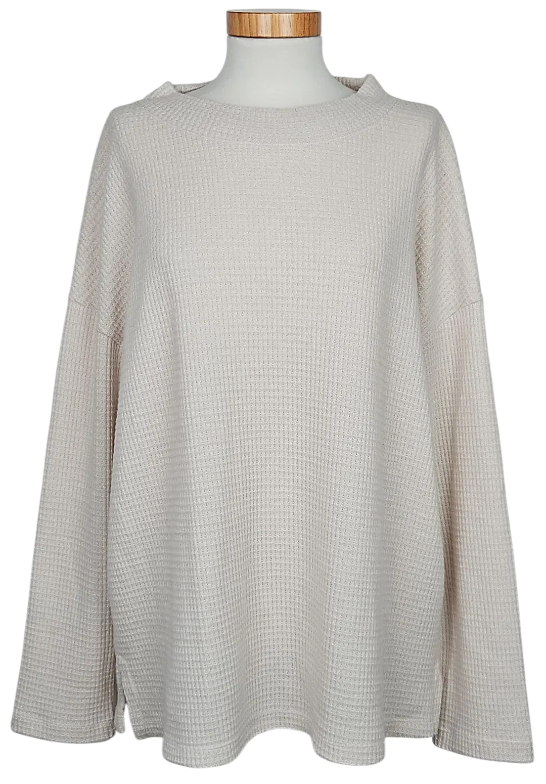 TOM TAILOR Damen Pullover, beige - Gr. XXL  - Bild 4