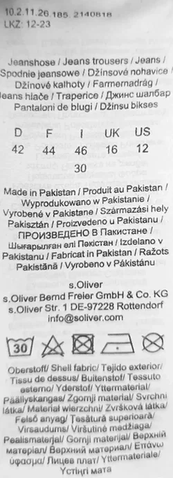 s.Oliver Herrenjeans blau Gr. 42/30 – Vorschau 4
