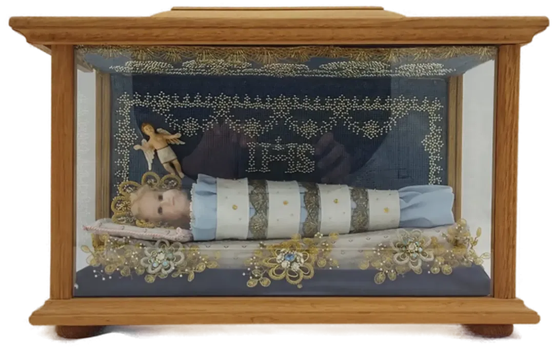 Fatschenkind Eichenholz - Bild 1