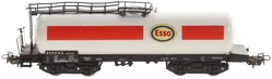 H0 Märklin Kesselwagen ESSO | 4-achsig | DB Privatwagen Esso AG Hamburg | weiß/rot | Bremserbühne - Bild 2