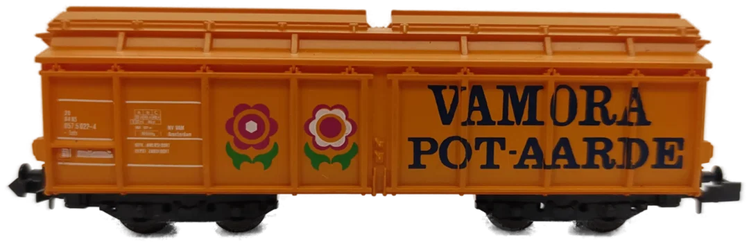 Reco Spur N 02366A Müllkippwagen Vamora Pot-Aardee NS Holland ohne Verpackung – Bild 6