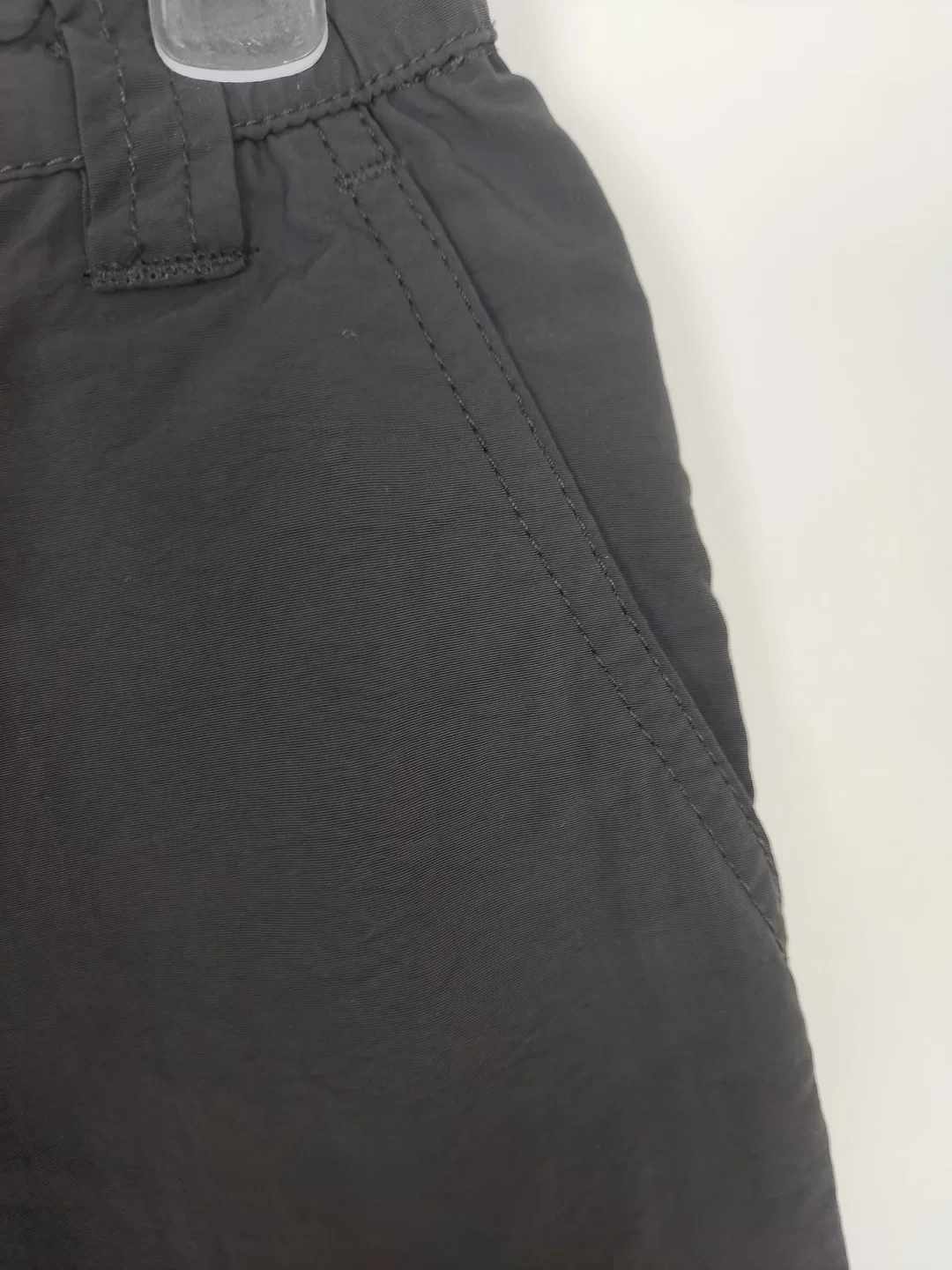 Hose "Kilimanjaro", lang mit Gummizugbund, dunkelgrau mit Taschen, Größe 128 – Bild 2