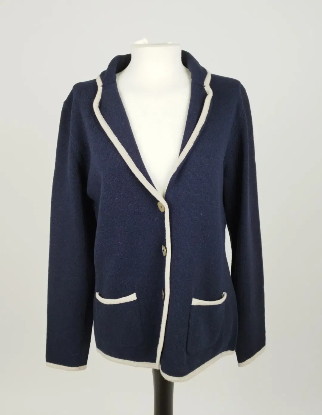 MILANO Italy Cardigan - Gr. L / 80% Lammwolle, 20% Nylon - Bild 1