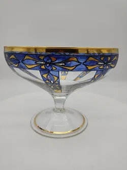 Handbemalte dekorative Glasschale - Sehr gute Qualität - Bild 3