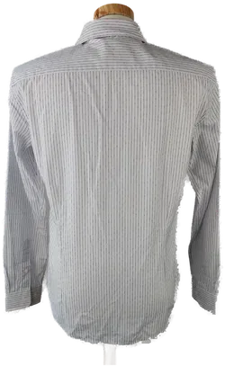 Smog Herrenhemd weiß/violett -  Gr. M (Slim fit) - Bild 3