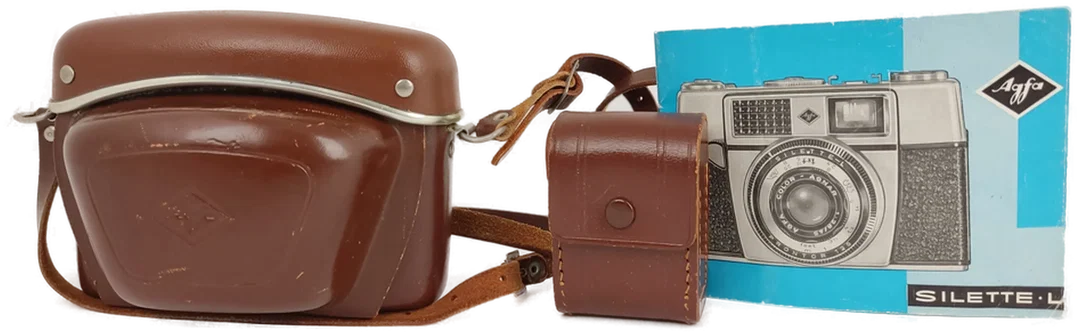 Agfa Silette L mit Color-Agnar 2,8/45, Tasche, Blitzgerät + Gebrauchsanweisung – Bild 7