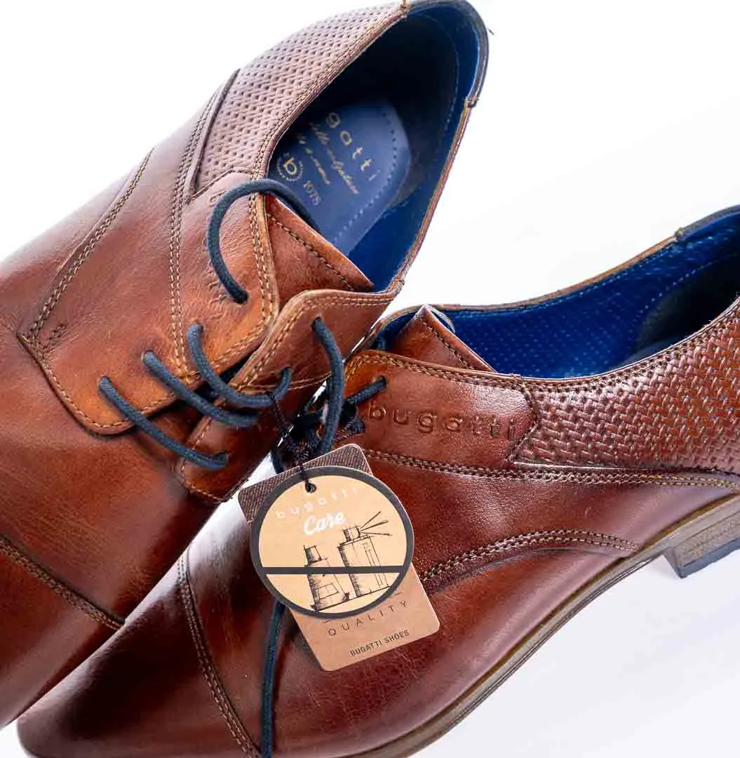 Schuhe Bugatti Schnürer Braun, Neuwertig! 42 – Bild 5