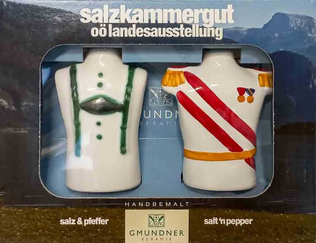 Gmundner Keramik Salz- & Pfefferstreuer Salzkammergut Edition - Bild 1