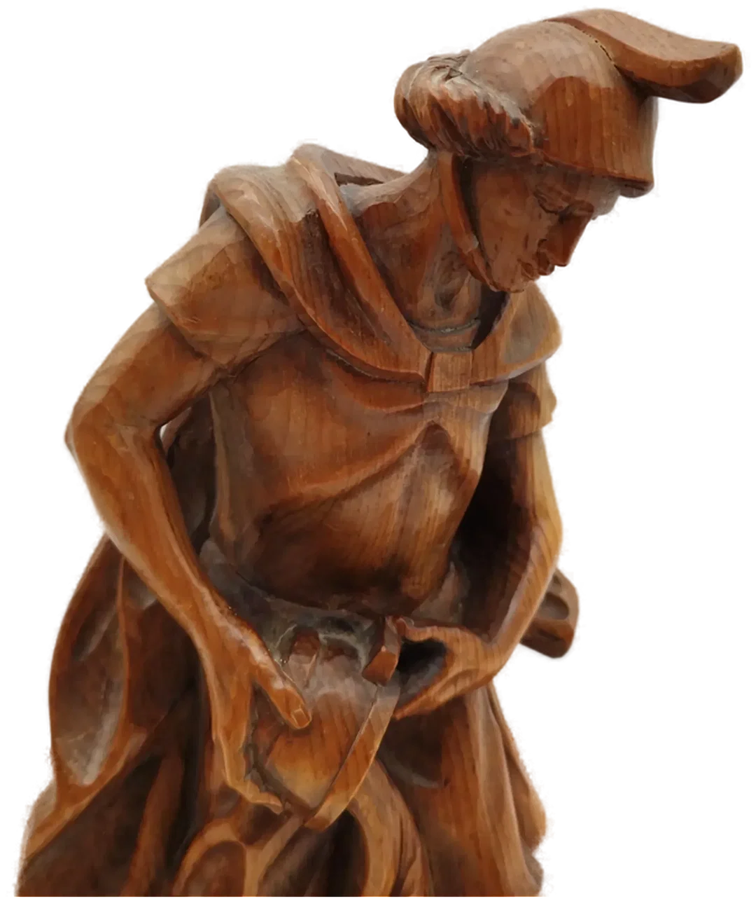 Geschnitzte Holzfigur Hl. Florian | Liebevoll Erhalten – Bild 5