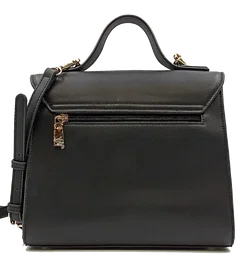 Seidenfeld Damen Ledertasche schwarz – Vorschau 3