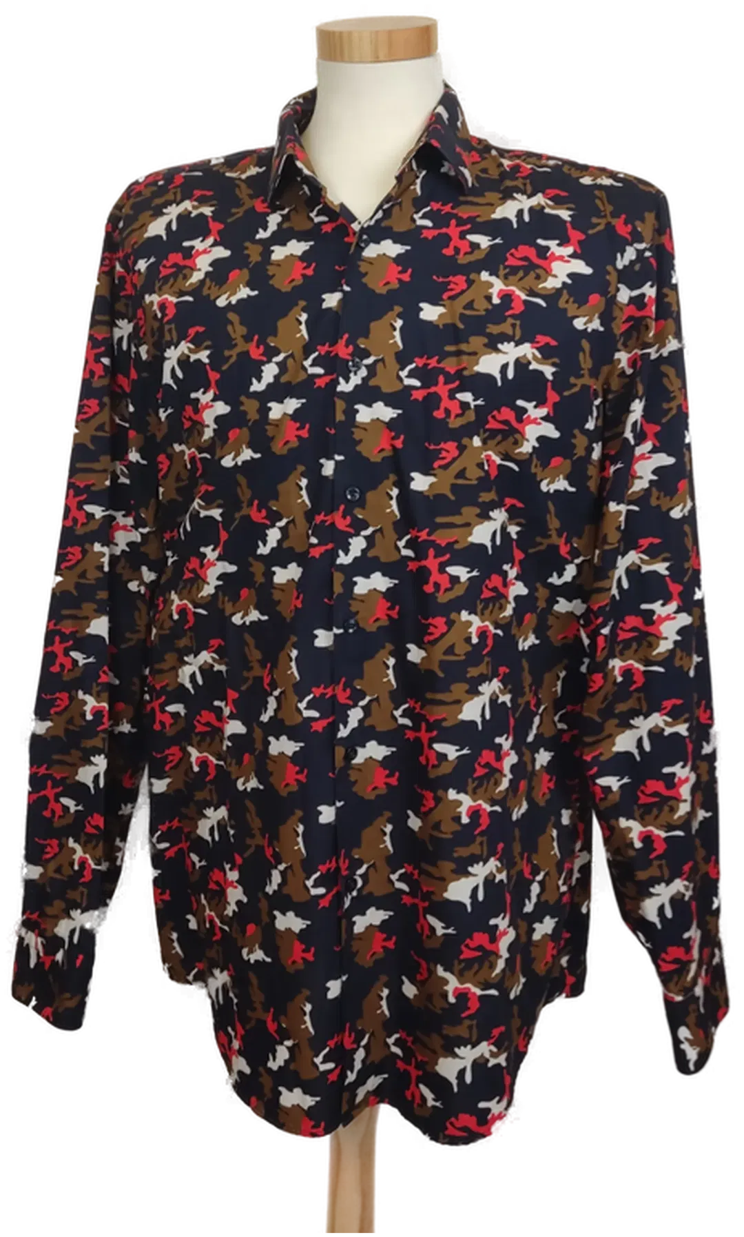 Boss Herren Hemd camouflage Gr. 43 - Bild 1