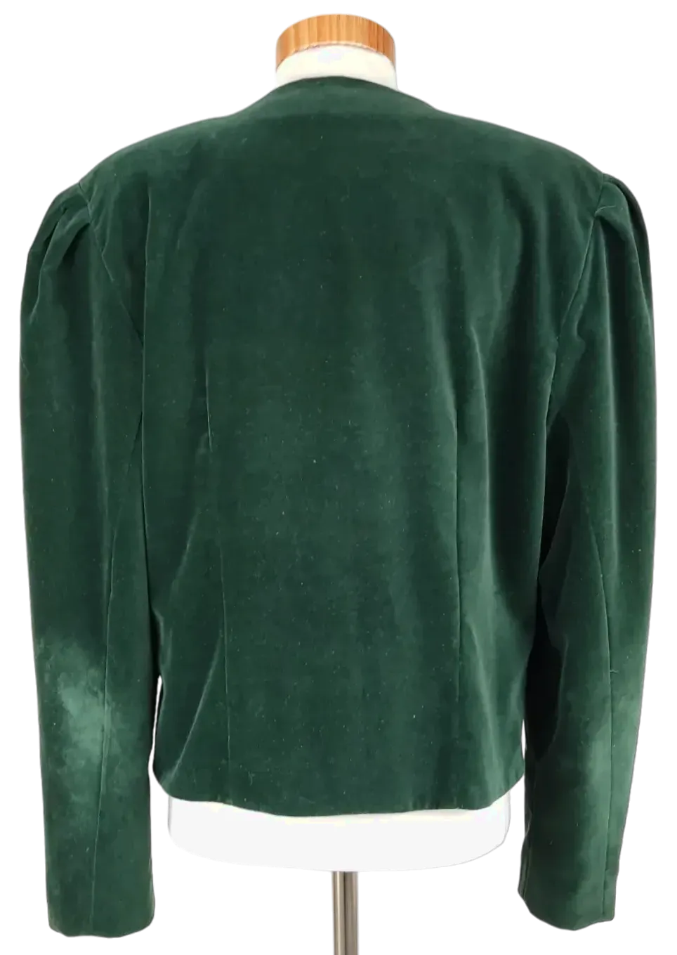 Vintage Meico Damen Trachten Jacke, grün - Gr. XL  – Bild 2
